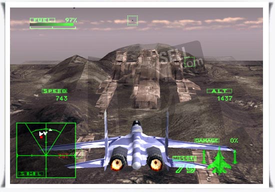 دانلود بازی هواپیمای جنگی 2 برای پلی استیشن - Ace Combat 2
