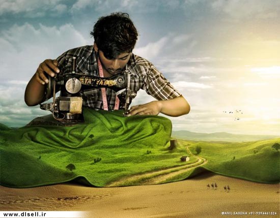 خلاقیت جالب هنرمند هندی در خلق تصاویر فتوشاپی - پایگاه اینترنتی دی ال سل